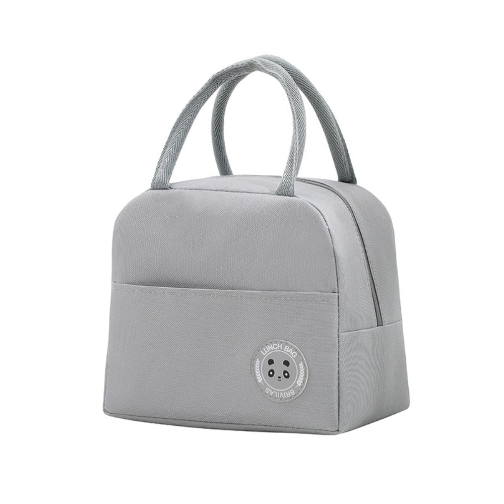 Insulated Canvas Lunch Bag Portable Food Storage Outdoor Picnic Tote