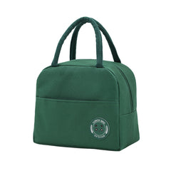Insulated Canvas Lunch Bag Portable Food Storage Outdoor Picnic Tote