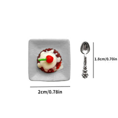 1:12 Doll House Food Toy Mini Pudding Ornaments
