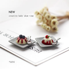 1:12 Doll House Food Toy Mini Pudding Ornaments