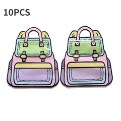 10pcs Creative Cookie Candy Bags for Party Decoration