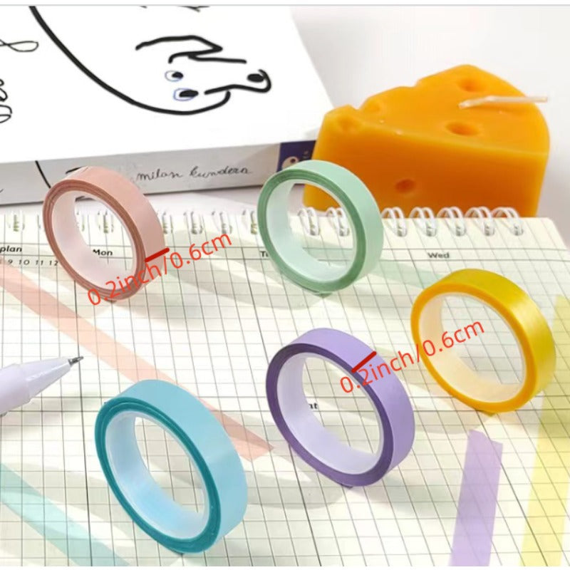 5 Volumes Thin Index Sticker Waterproof Sticky Tape Sticky Note