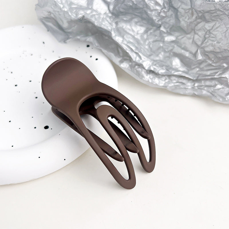 Frosted Gripper Duckbill Clip For Women's Hair