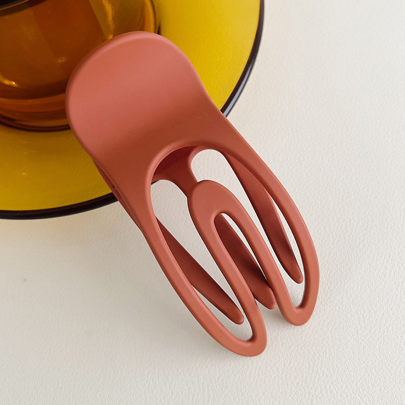 Frosted Gripper Duckbill Clip For Women's Hair