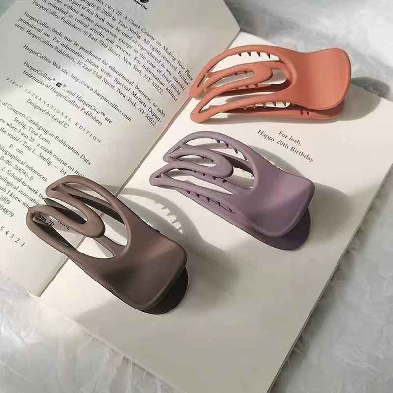 Frosted Gripper Duckbill Clip For Women's Hair