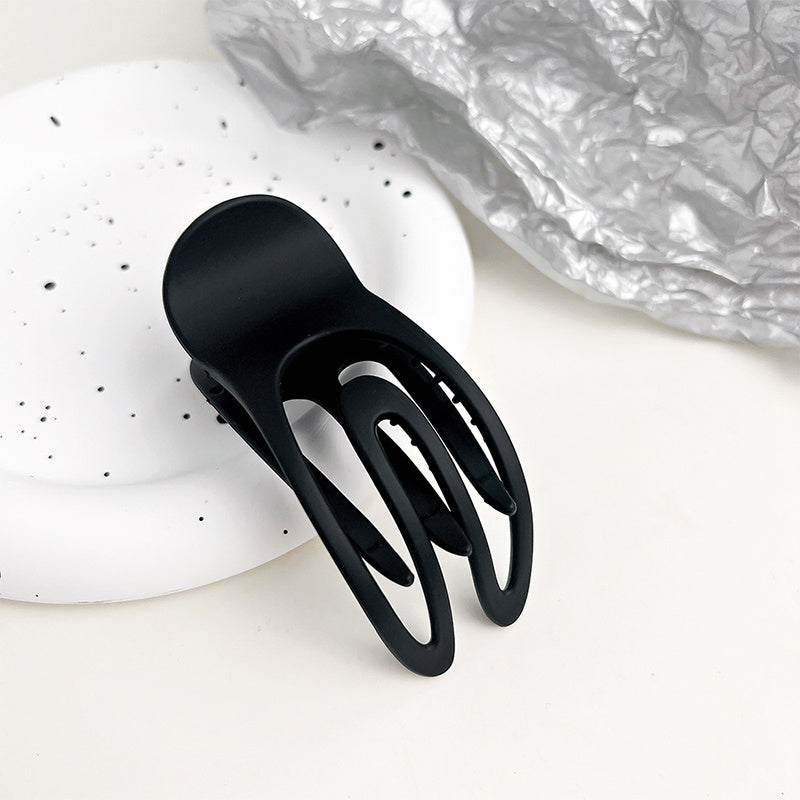Frosted Gripper Duckbill Clip For Women's Hair