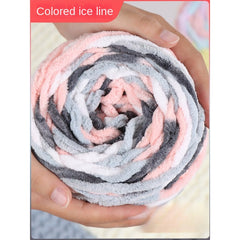 Woolen Ice Thread Large Ball Slippers 30m DIY Crochet Bag Doll Scarf 100g