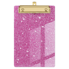 Glitter Acrylic Clipboard for Office School Use