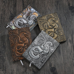 Vintage Dragon A5 Embossed Journal Dinosaur Notepad Travel Planner