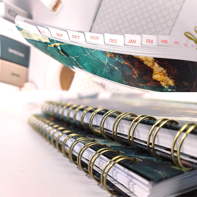 A5 Coil Notebook Weekly Planner English Book