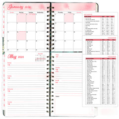 A5 Coil Notebook Weekly Planner English Book