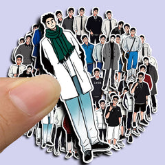 52pcs Boy Washi Stickers for DIY Scrapbook Student Stationery Arts Crafts