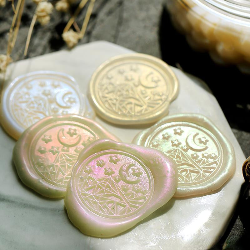 Colorful Polarized Lacquer Wax Granule Retro Seal Envelope Sealing Wax