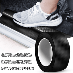Carbon Fiber Car Sticker Protector Strip Anti Scratch Tape