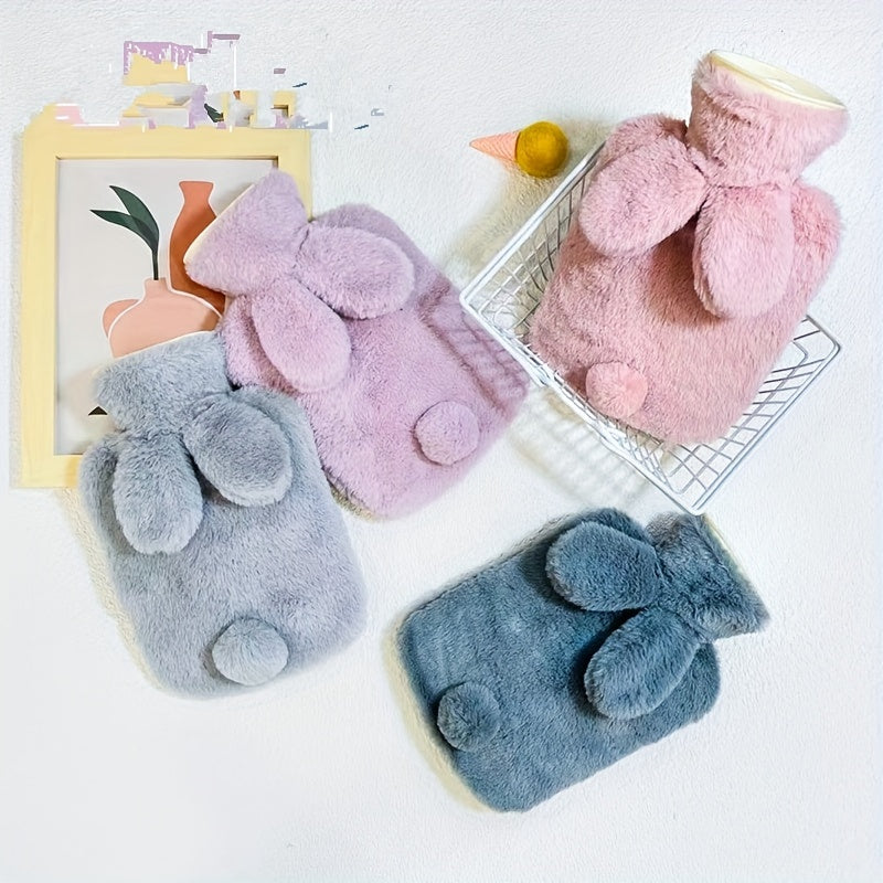 500ml Rabbit Plush Hot Water Bottle for Travel