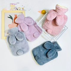 500ml Rabbit Plush Hot Water Bottle for Travel