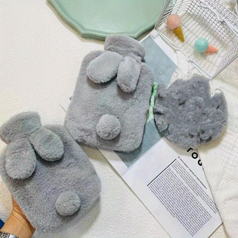 500ml Rabbit Plush Hot Water Bottle for Travel