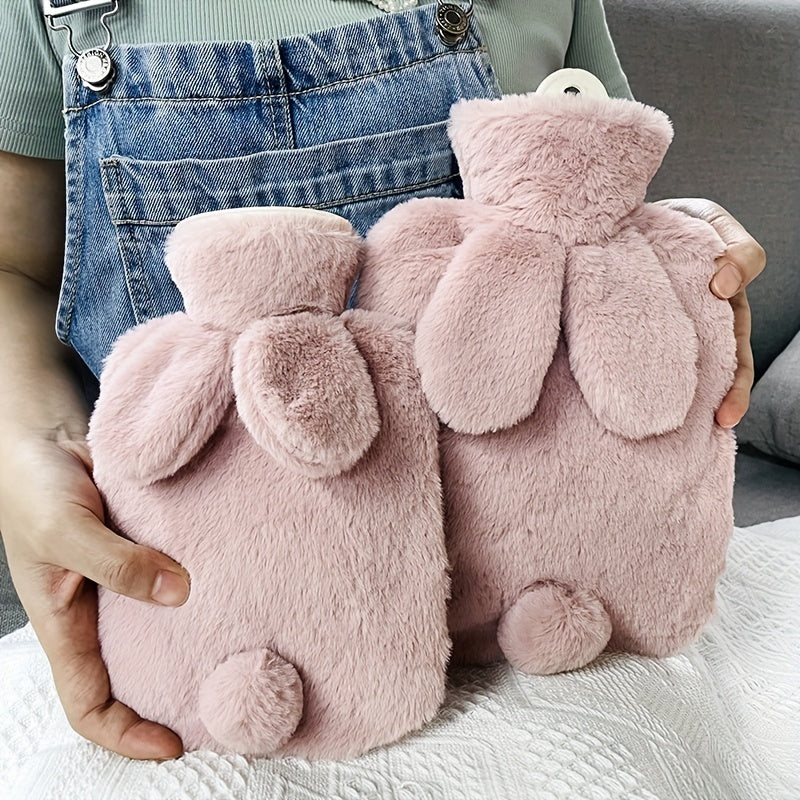 500ml Rabbit Plush Hot Water Bottle for Travel