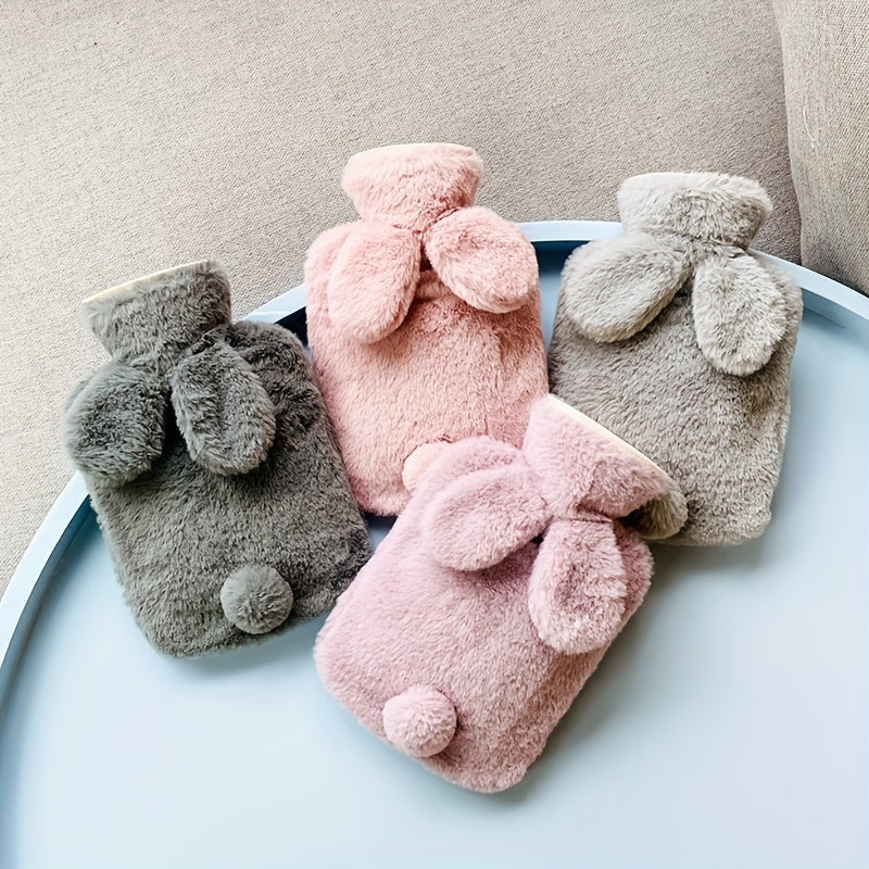 500ml Rabbit Plush Hot Water Bottle for Travel