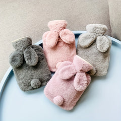 500ml Rabbit Plush Hot Water Bottle for Travel