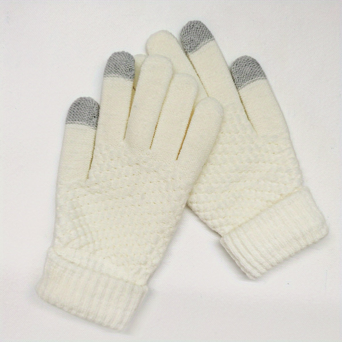 Winter Thickened Warm Wool Gloves Outdoor Windproof Cycling Gloves