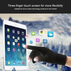 Winter Thickened Warm Wool Gloves Outdoor Windproof Cycling Gloves