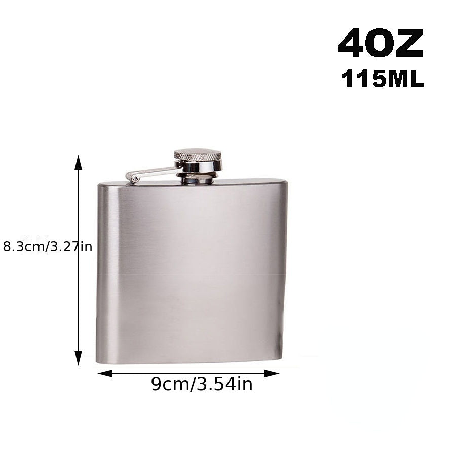 1oz 10oz Stainless Steel Hip Flask Funnel Pocket Alcohol Whiskey Flask