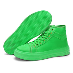 High Top Non Slip Canvas Sneakers Lightweight Comfortable Lace Up Skate Shoes