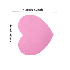 5pcs Love Style Mini Sticky Notes 120 sheets Easy Carrying Office Plain Style
