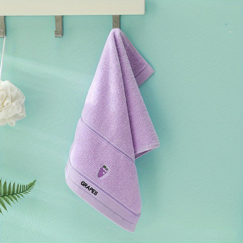 Cotton Fruit Pattern Towel Soft Absorbent Bath Towel