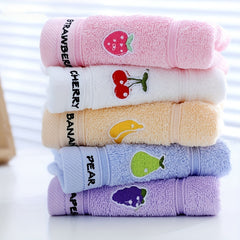 Cotton Fruit Pattern Towel Soft Absorbent Bath Towel