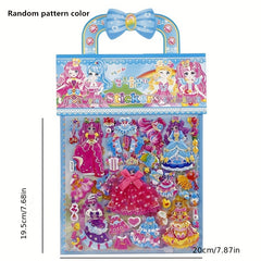 Stickers Activity Books Set Dress Up Dolls 3D Stickers