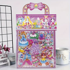 Stickers Activity Books Set Dress Up Dolls 3D Stickers