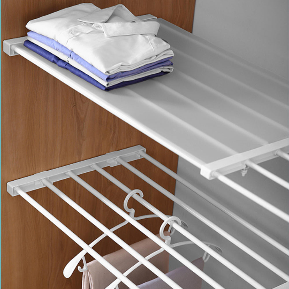 Adjustable Wardrobe Closet Organizer Clothes Storage Shelves