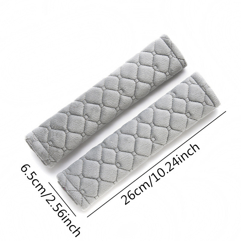 Plush Car Seat Belt Shoulder Cover Comfortable Safety Protection