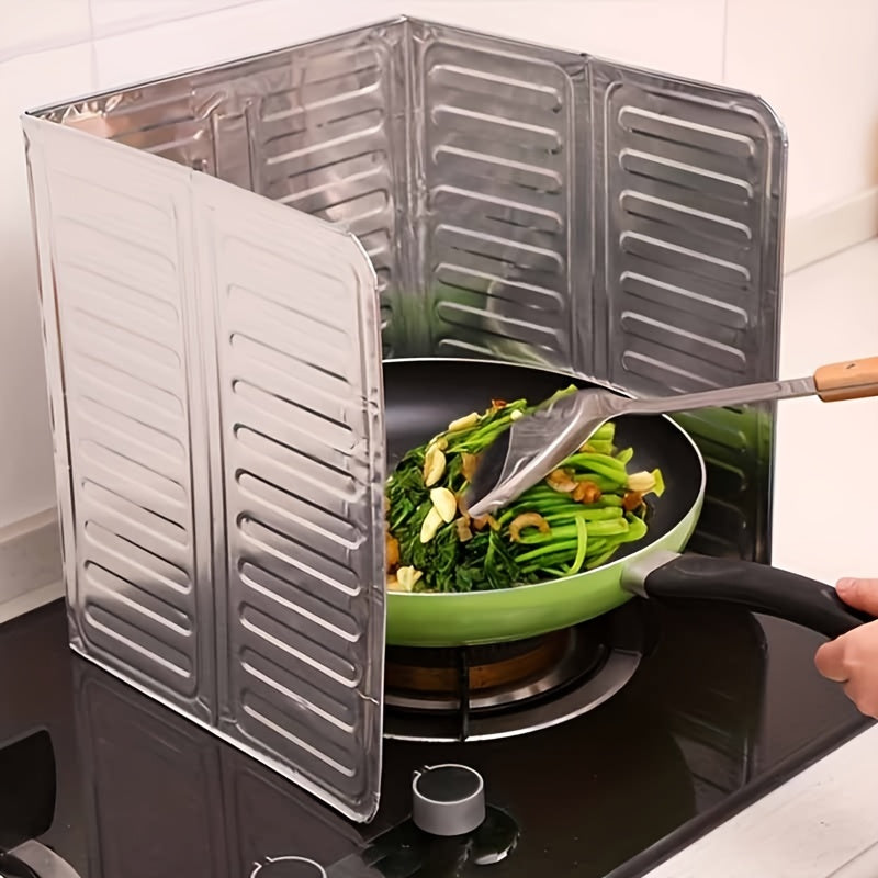 Aluminum Anti-fouling Baffle Gas Stove Splash Guard Outdoor Cooking