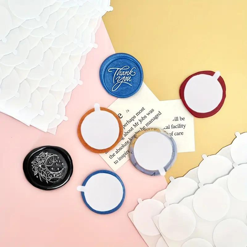 100pcs Fire Paint Seal Double-sided Adhesive Paste Strong Sticker