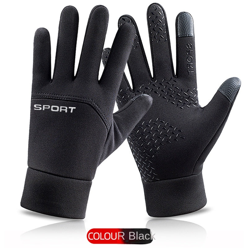 Winter Warm Thickened Gloves Windproof Waterproof Anti slip Touch Screen