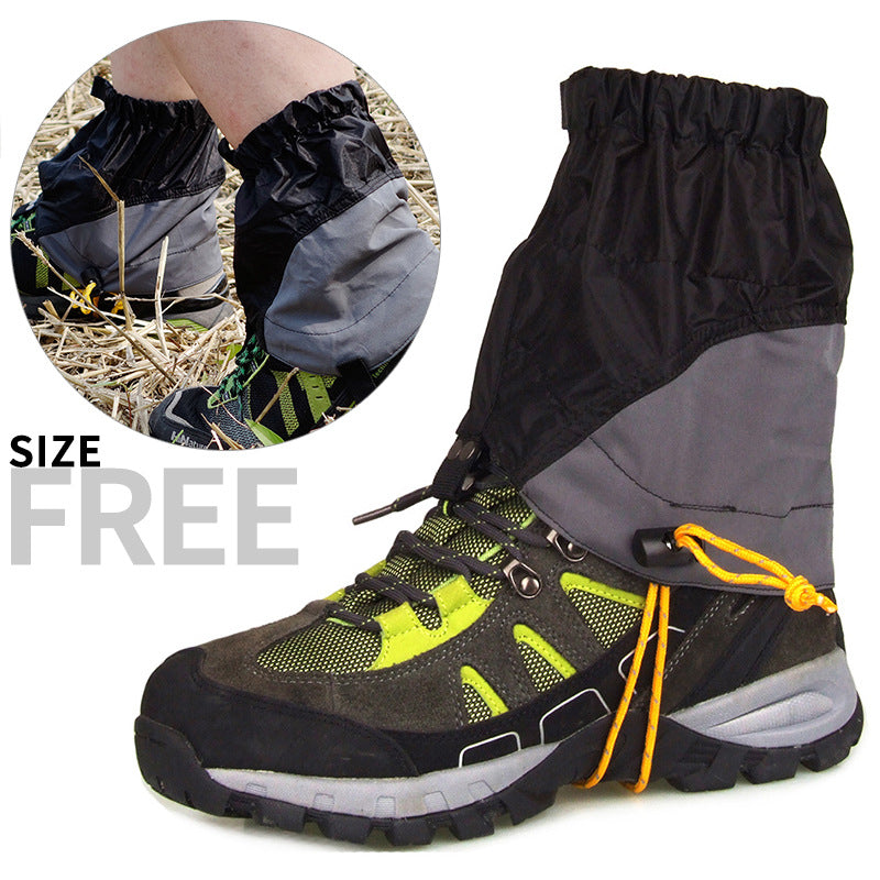Waterproof Mountaineering Leg Gaurd Set Silicone Nylon Booties