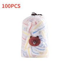 50-100 Pcs Disposable Food Cover Plastic Wrap PE Film Bag Bowl C