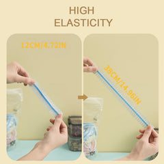 50-100 Pcs Disposable Food Cover Plastic Wrap PE Film Bag Bowl C