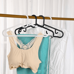 10pcs Plastic Clothes Hanger Organizer for Wardrobe Storage