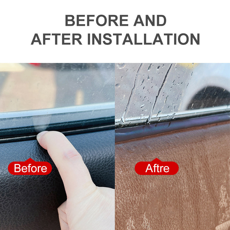 Car Window Seal Strip Auto Rubber Side Window Filler V Shape Sealing Strips