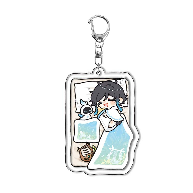 Game Peripheral Acrylic Keychain Pendant