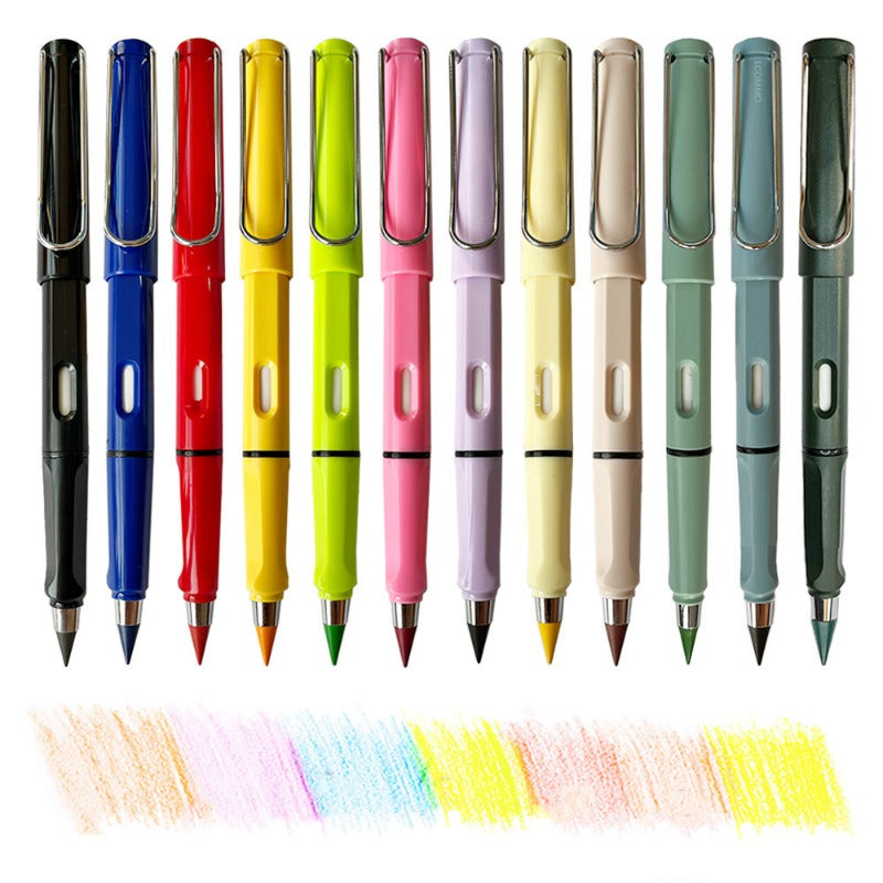 Colorful Eternal Pencil Cutting Technology Student Drawing