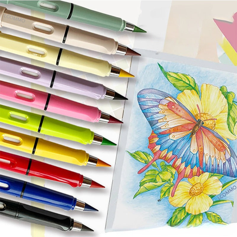 Colorful Eternal Pencil Cutting Technology Student Drawing