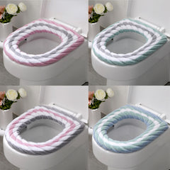 Thick Toilet Seat Cushion Plush Cover for Patient