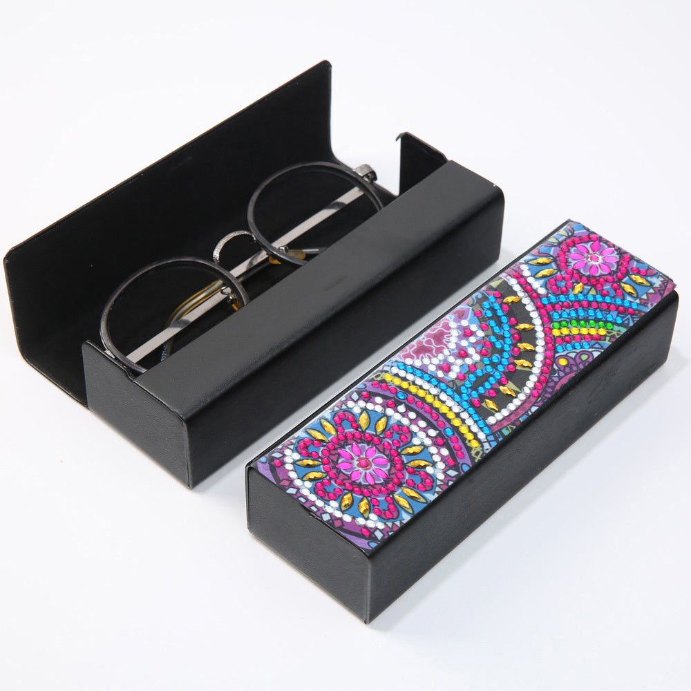 5D Diamond Painting Glasses Box DIY Embroidery Kit 16 5 3 1pc
