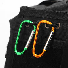 10pcs Heavy Duty Carabiner Keychains Metal Buckle Outdoor Camping
