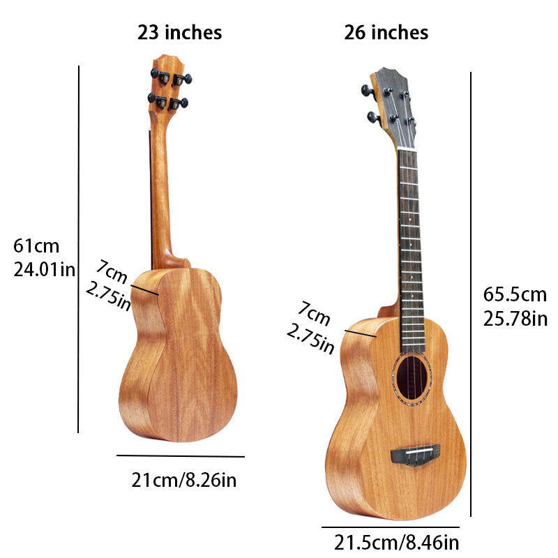 23 Inch Ukulele Full Matte Performance Small Guitar Instrument